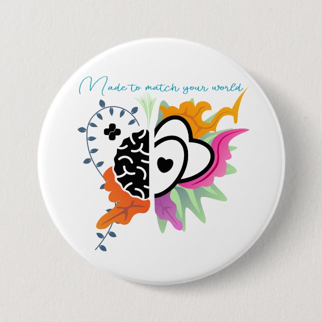 Designs für jede Persönlichkeit und Leidenschaft Button (Vorderseite)