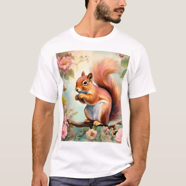 Designs für kreative Eichhörnchen-T - Shirt (Vorderseite)