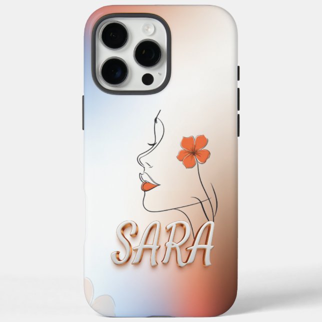Designs für künstlerische Handys mit Sara Case-Mate iPhone Hülle (Rückseite)
