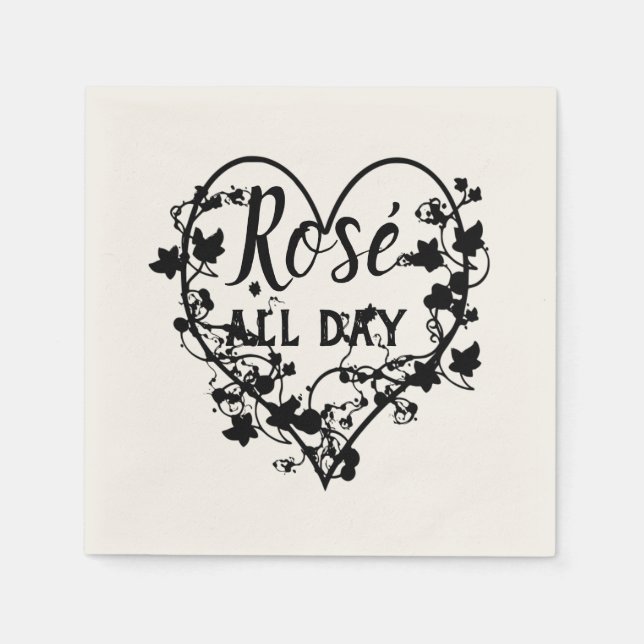 Designs für Schwarzes Herz Serviette (Vorderseite)