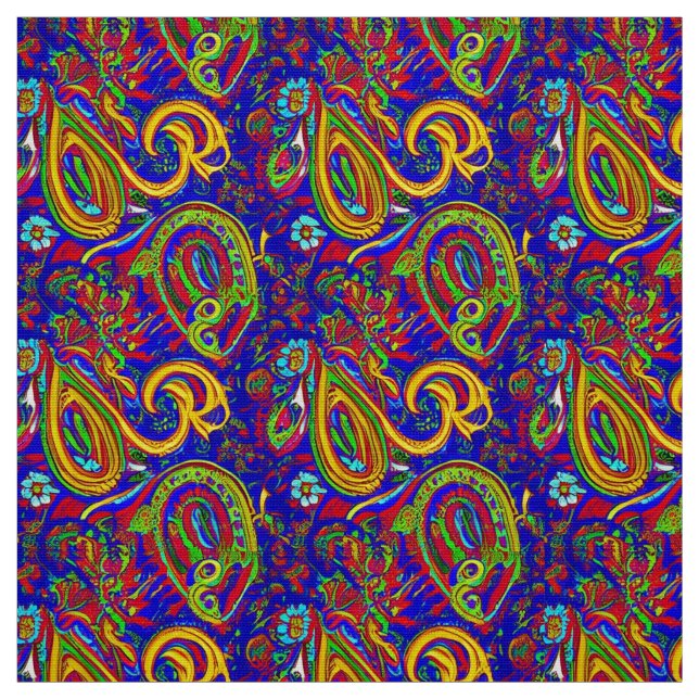 Designs für zeitgenössische Paisley Fabric Stoff (Muster)