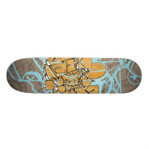 Designs wohl "Fright Club" Skateboard