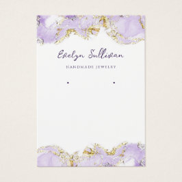 Designschmuckkarte aus Lavendel