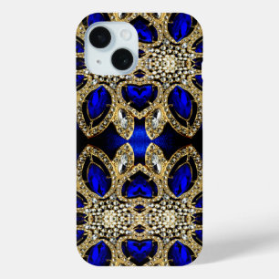 designvoll türkisfarbenes Gold silberblau Case-Mate iPhone Hülle