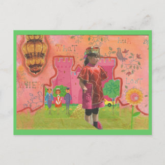 desillusionierte Prinzessin Postkarte