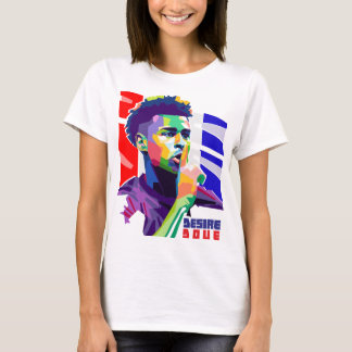 Desire Doue WPAP-Porträt  T-Shirt