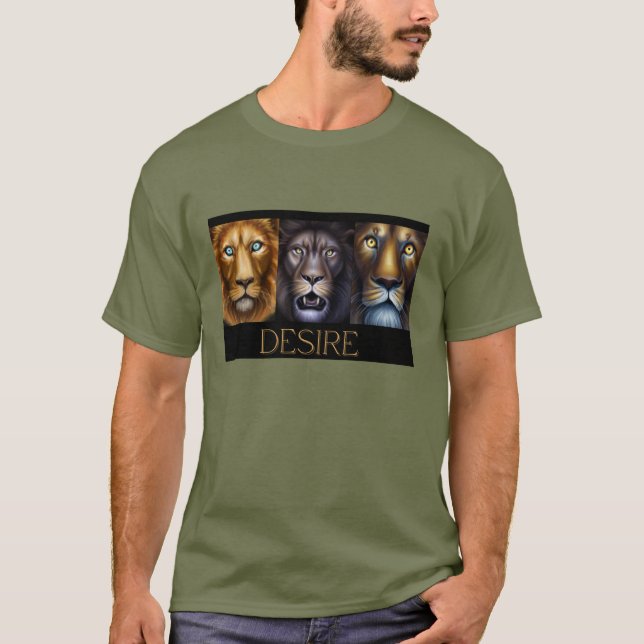 DESIRE , LIONEN T-Shirt (Vorderseite)