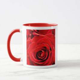 Desire Red Roses 11oz Two-Tone Mug Red Tasse
