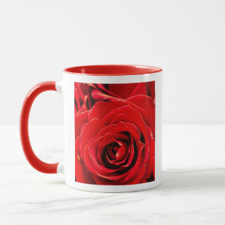 Desire Red Roses 11oz Two-Tone Mug Red Tasse