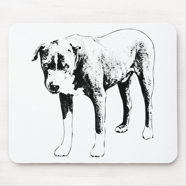 Desk Focus Pit Bull Mousepad (Vorne)