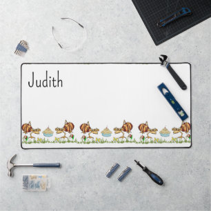 Desk Mat Ants Pie Butterfly Schreibtischunterlage