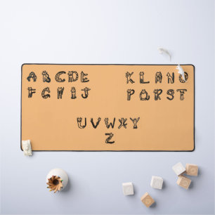 Desk Mat - Feline Alphabet Schreibtischunterlage