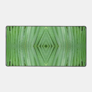 Desk Mat, Green nahtlose Streifen modernes Design Schreibtischunterlage