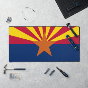 Desk Mat mit der Flagge von Arizona, USA Schreibtischunterlage