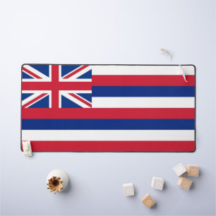 Desk Mat mit Flagge Hawaii, USA Schreibtischunterlage