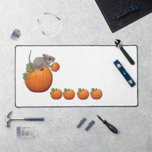 Desk Mat Mouse Pumpkin Schreibtischunterlage