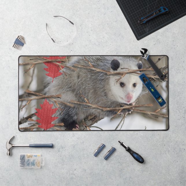 Desk Mat Opossum Natur Wildlife Schreibtischunterlage (Arbeitsplatz)