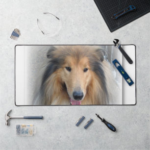 Desk Mat Puppy Dog Lassie Schreibtischunterlage