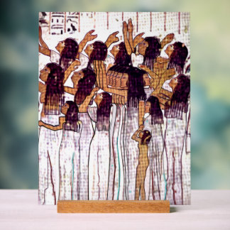 Desk top Acrylic Egyptian Art Acrylschild
