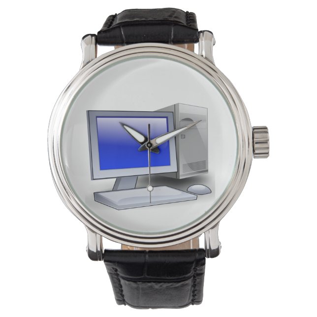 Desktop Computer Armbanduhr (Vorderseite)