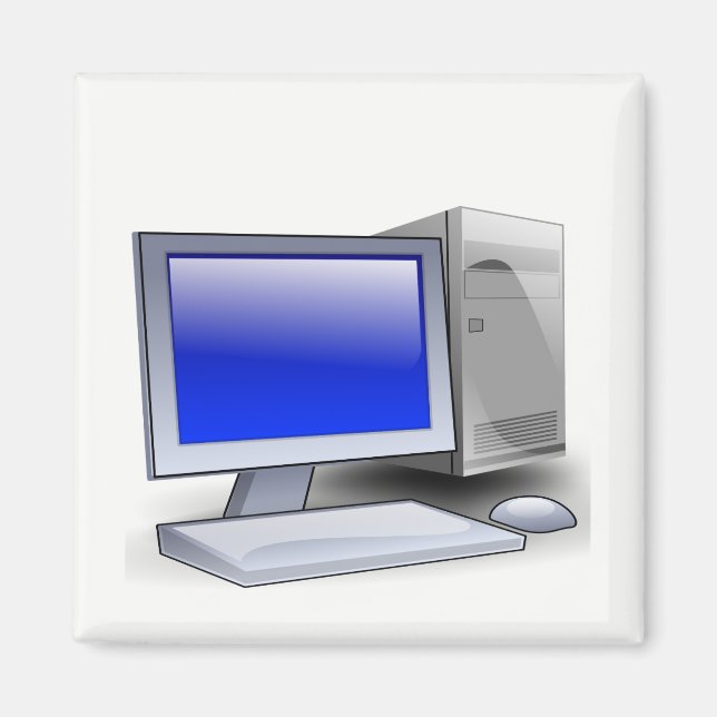 Desktop Computer Magnet (Vorne)