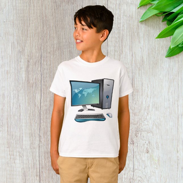 Desktop-Computer mit Monitor, Tastatur und Maus T-Shirt (Von Creator hochgeladen)