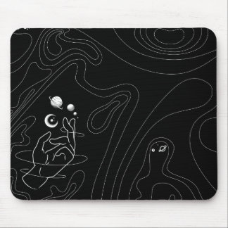 Desktop für Weltraumlinien Mousepad