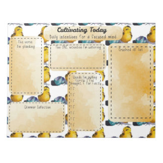 Desktop Journal - Daily Intention Notizblock