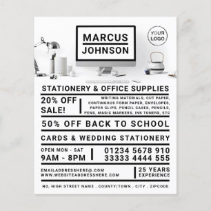 Desktop-, Stationer- und Bürobedarf, Stationer Flyer