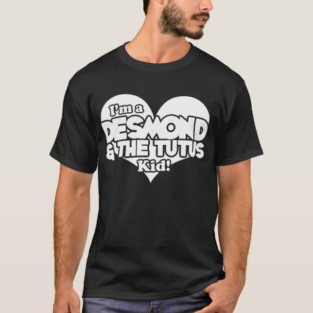 Desmond u. die Ballettröckchen - reines Weiß T-Shirt (Vorderseite)