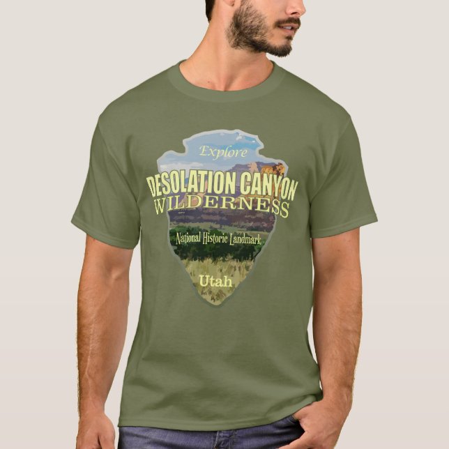 Desolation Canyon WA (Pfeilspitzen) T-Shirt (Vorderseite)