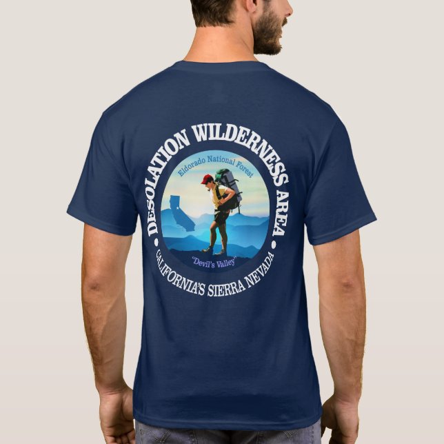 Desolation Wilderness (Hiker 4) T-Shirt (Rückseite)