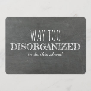 Desorganisiert / Sonnenbrille / Trauzeugin Einladung