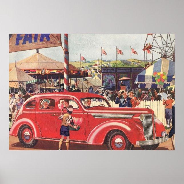 Desoto Print der 40er Jahre Poster (Vorne)