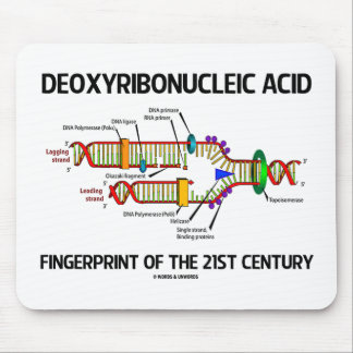 Desoxyribonukleinsäure-Fingerabdruck des 21. Mousepad