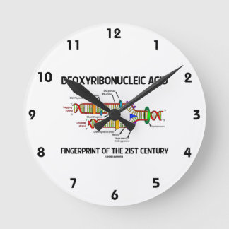 Desoxyribonukleinsäure-Fingerabdruck des 21. Runde Wanduhr