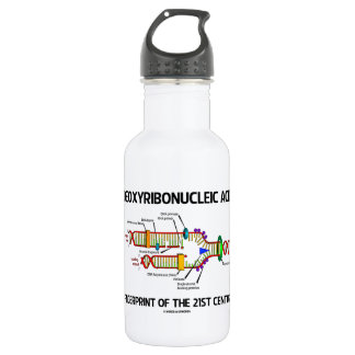 Desoxyribonukleinsäure-Fingerabdruck des 21. Trinkflasche