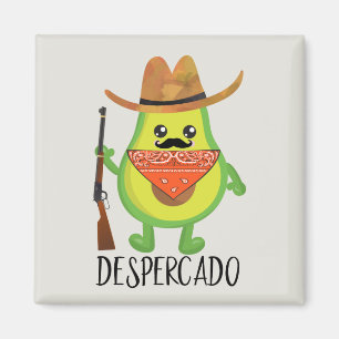 Desperado Despercado Avocado Cowboy Lustiger Bandi Magnet