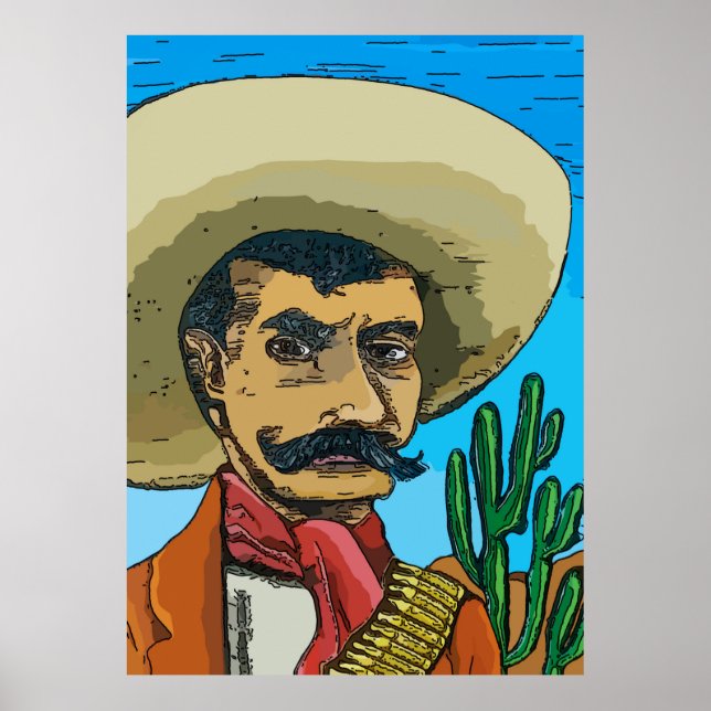 Desperado in der Wüste Poster (Vorne)
