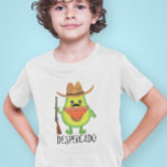 Despercado Desperado Cowboy Funny Avocado T-Shirt<br><div class="desc">Dieses Design wurde durch digitale Kunst erstellt und kann personalisiert werden, indem Sie auf den Knopf Anpassen klicken und die Farbe ändern, einen Namen, Initialen oder Ihre Lieblingssprache hinzufügen. Kontaktieren Sie mich unter colorflowcreations@gmail.com , wenn Sie dieses Design für ein anderes Produkt haben möchten. Kaufen Sie meine originale abstrakte Acrylmalerei...</div>