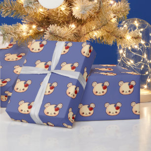 Dessert Bär Erdbeere Blaubeere Kawaii Niedlich Geschenkpapier