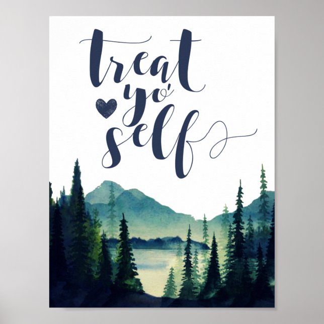 Dessert Bar Sign Wedding Poster (Vorne)