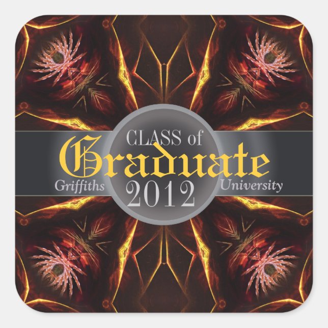 Dessert Blume Award Abschluss Sticker (Vorderseite)