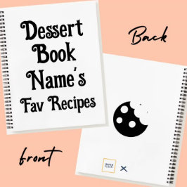 Dessert Book Favorite Rezept Collection Notebook Notizbuch