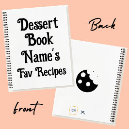 Dessert Book Favorite Rezept Collection Notebook Notizbuch