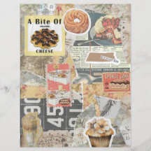 Dessert & Kaffee Vintage Ephemera Decoupage