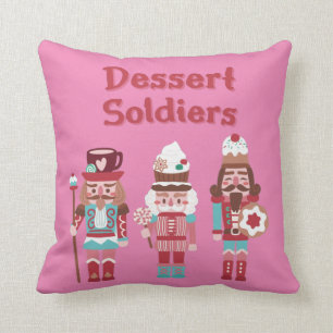 Dessert Soldier Nutcrackers Kissen