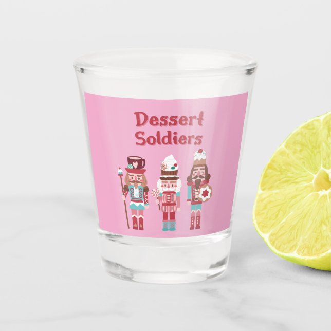 Dessert Soldier Nutcrackers   Schnapsglas (Vorderseite)