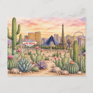 Dessertkakteen Botanische Kakteen Postkarte