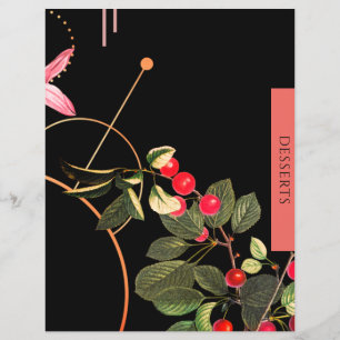 Desserts Beilage des Rezept Schwarze Rotkrebse